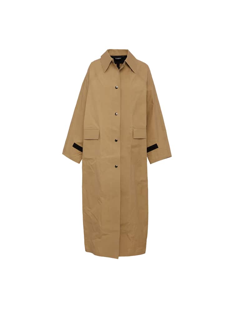 KASSL Editions Raglan wax coated long trench coat - picture 1 KASSL Editions Raglan wax coated long trench coat - picture 1