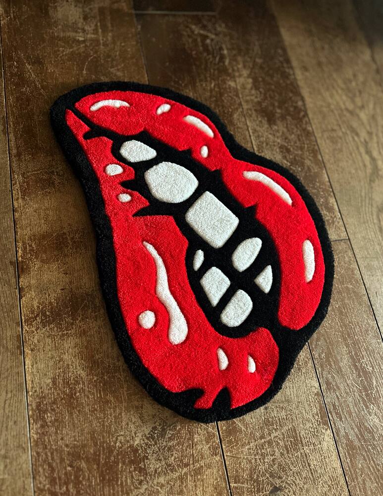 rinascente Drip Rugs Pop Mouth Tappeto