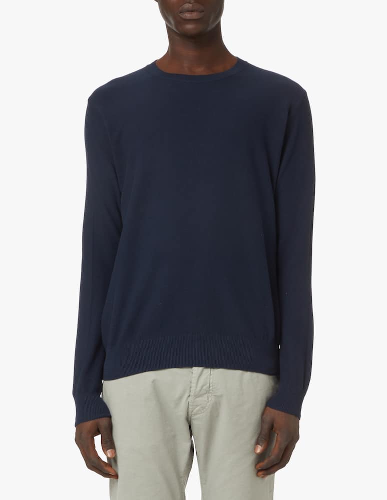 rinascente Rinascente Collection Long sleeve roundneck sweater - blue