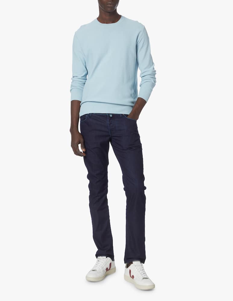 rinascente Rinascente Collection Long sleeve roundneck sweater - blue