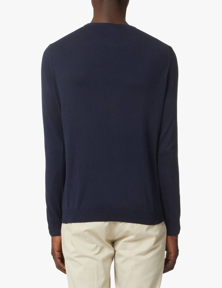 rinascente Rinascente Collection Yarn dyed crewneck - blue