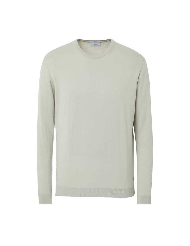 Rinascente Collection Yarn dyed crewneck - white - picture 6 Rinascente Collection Yarn dyed crewneck - white - picture 6