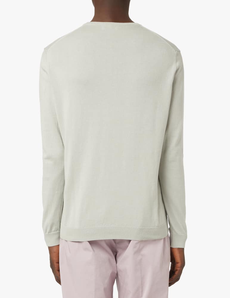 Rinascente Collection Yarn dyed crewneck - white - picture 4 Rinascente Collection Yarn dyed crewneck - white - picture 4