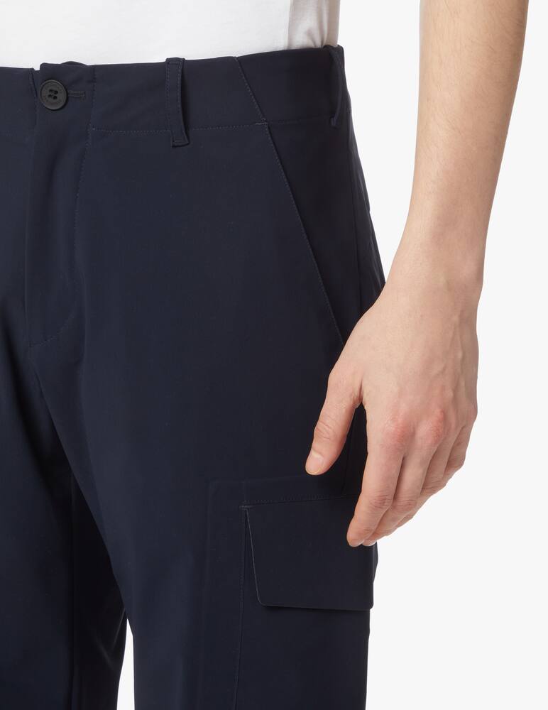 rinascente Esemplare Pantaloncino cargo nylon stretch - blu