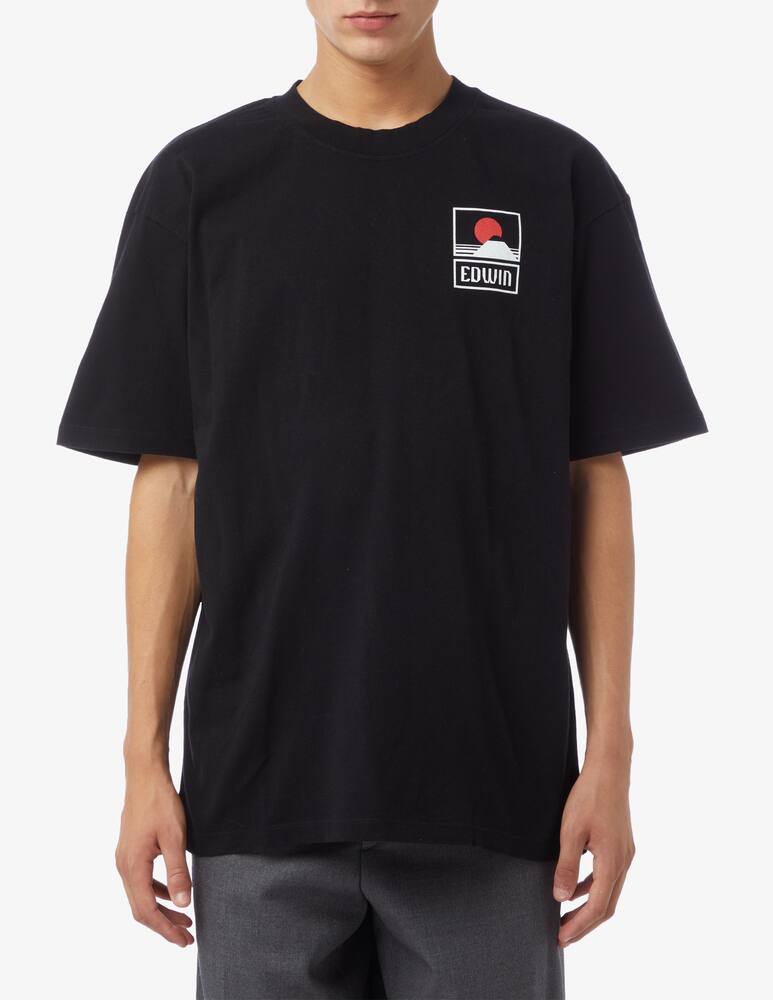 rinascente Edwin T-shirt sunset on mount fuji