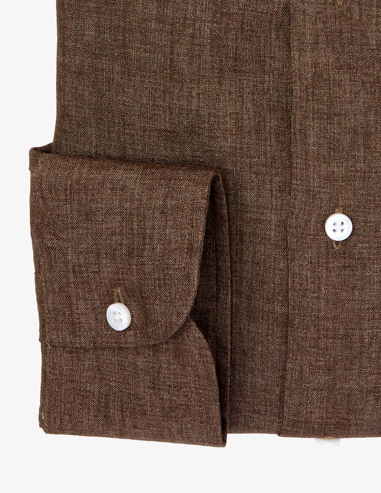 rinascente Delsiena Camicia lino delave