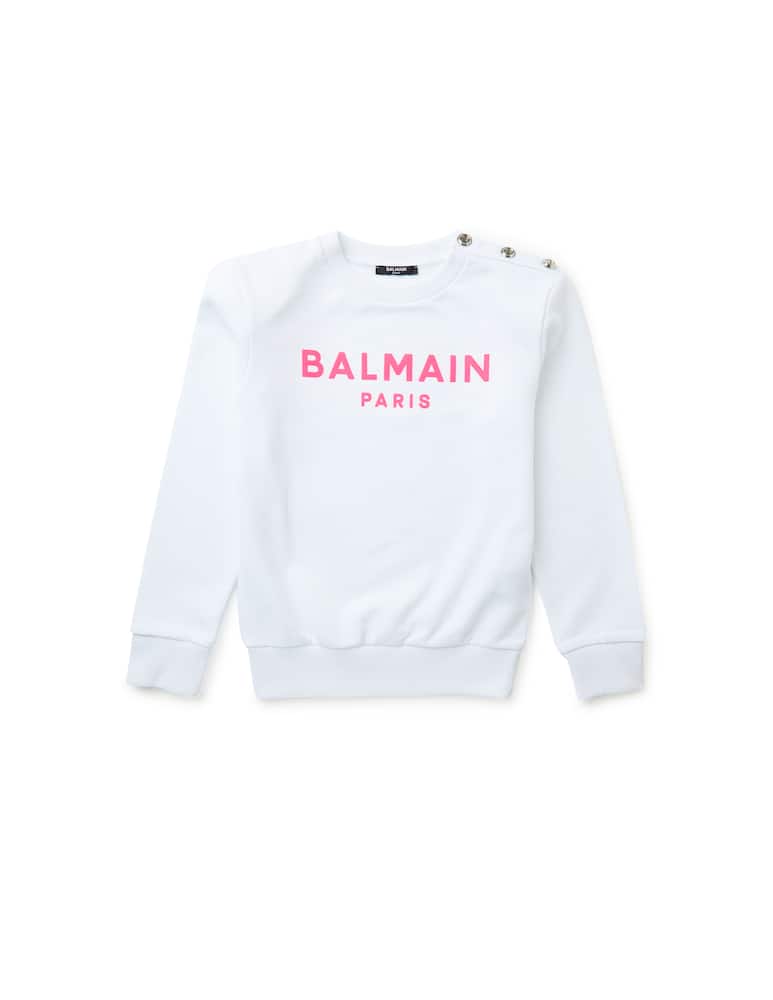 Balmain Crewneck sweatshirt - Bianco - picture 1 Balmain Crewneck sweatshirt - Bianco - picture 1