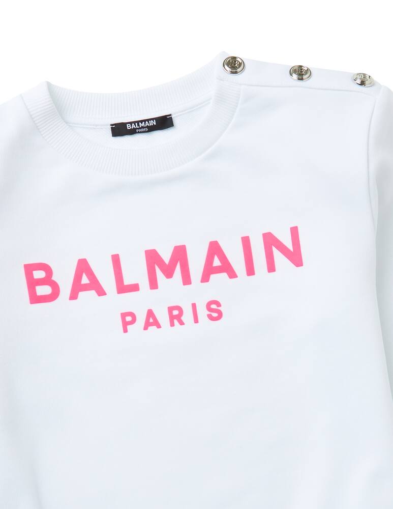 rinascente Balmain Crewneck sweatshirt - Bianco