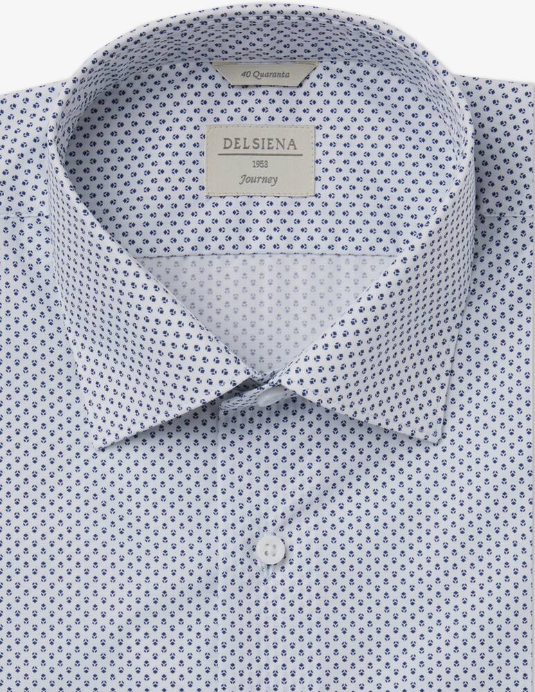 rinascente Delsiena Micro pattern shirt