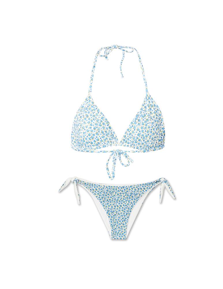 rinascente Delfina Set bikini top triangolino Tabarka - azzurro