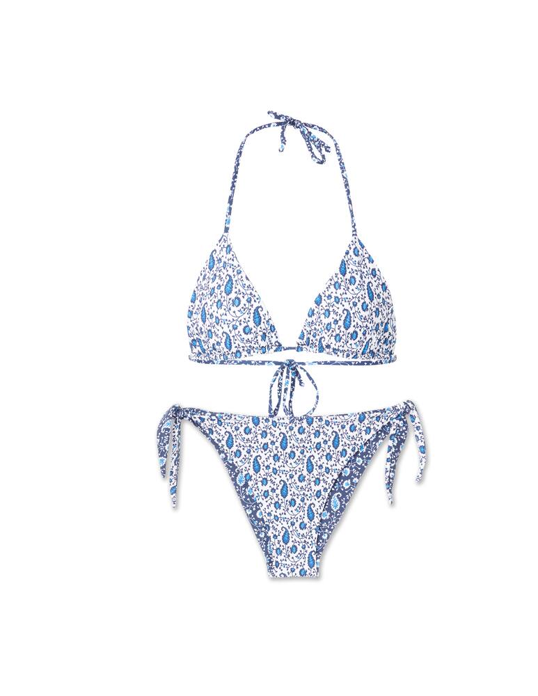 rinascente Delfina Tabarka bikini set triangle top - blue