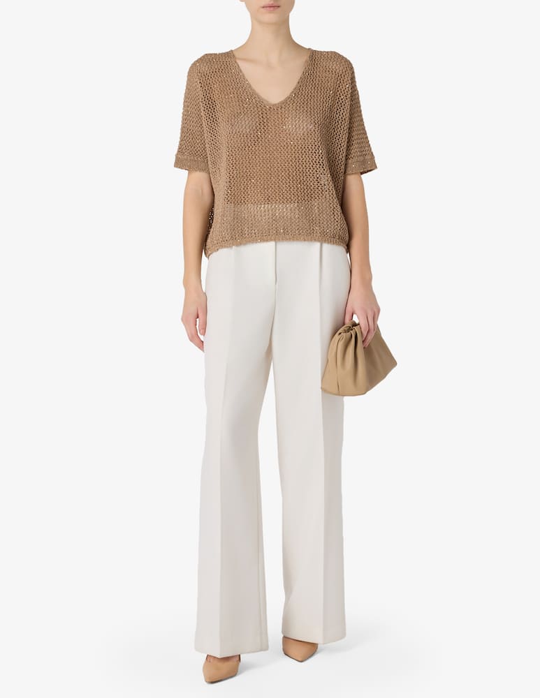 rinascente Rinascente Collection Boxy sequin knit top