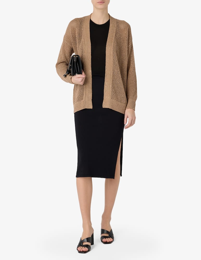 rinascente Rinascente Collection Draped sequin cardigan