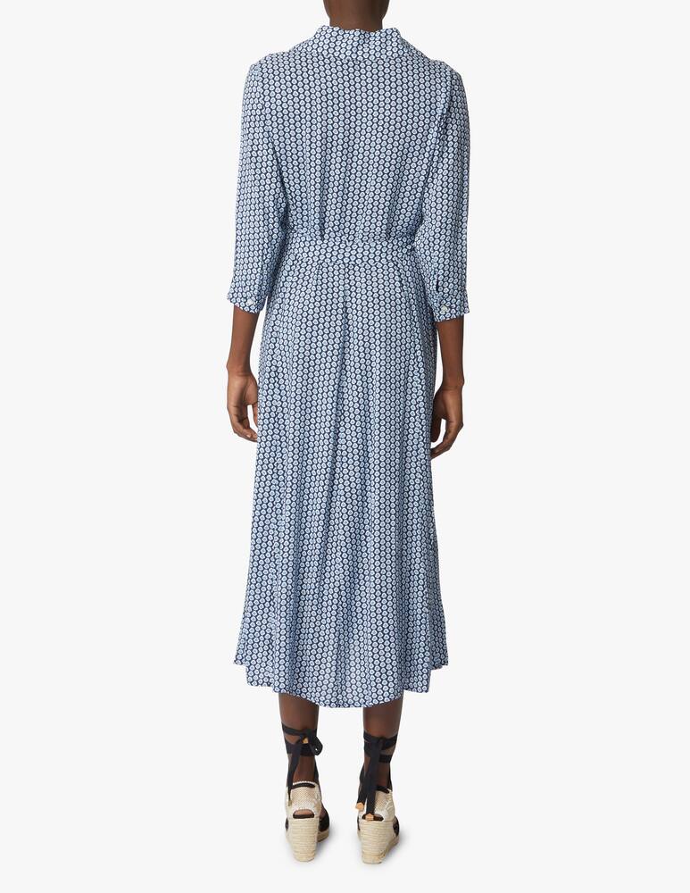 rinascente Delfina Copricostume chemisier lungo in cotone Livia - blu