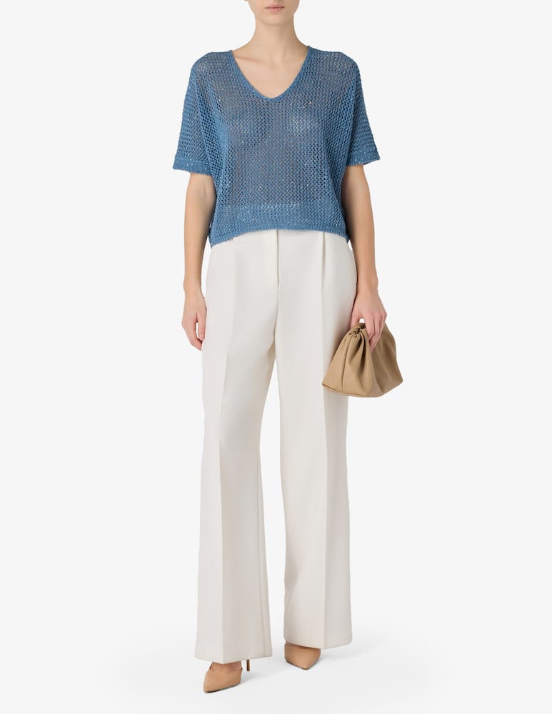 rinascente Rinascente Collection Boxy sequin knit top