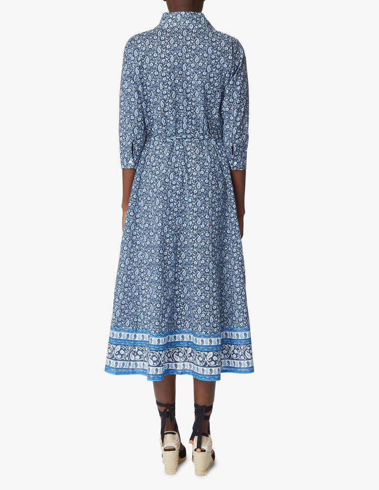 rinascente Delfina Copricostume chemisier lungo in cotone Livia - blu