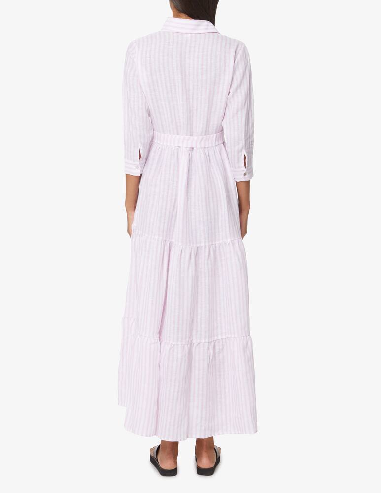 rinascente Delfina Vestito copricostume in lino Mira - viola