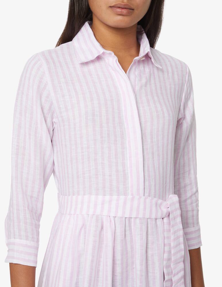 rinascente Delfina Vestito copricostume in lino Mira - viola