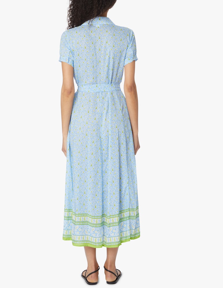 rinascente Delfina Copricostume chemisier lungo Rosetta - azzurro