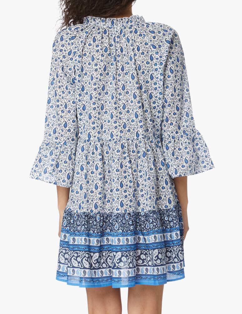 rinascente Delfina Copricostume chemisier corto in cotone Sienna - bianco