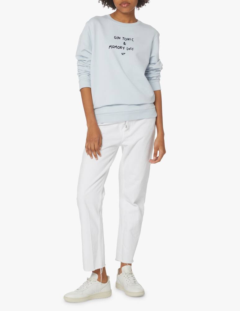 rinascente Linea Daria Felpa Gin tonic & memory loss - azzurro