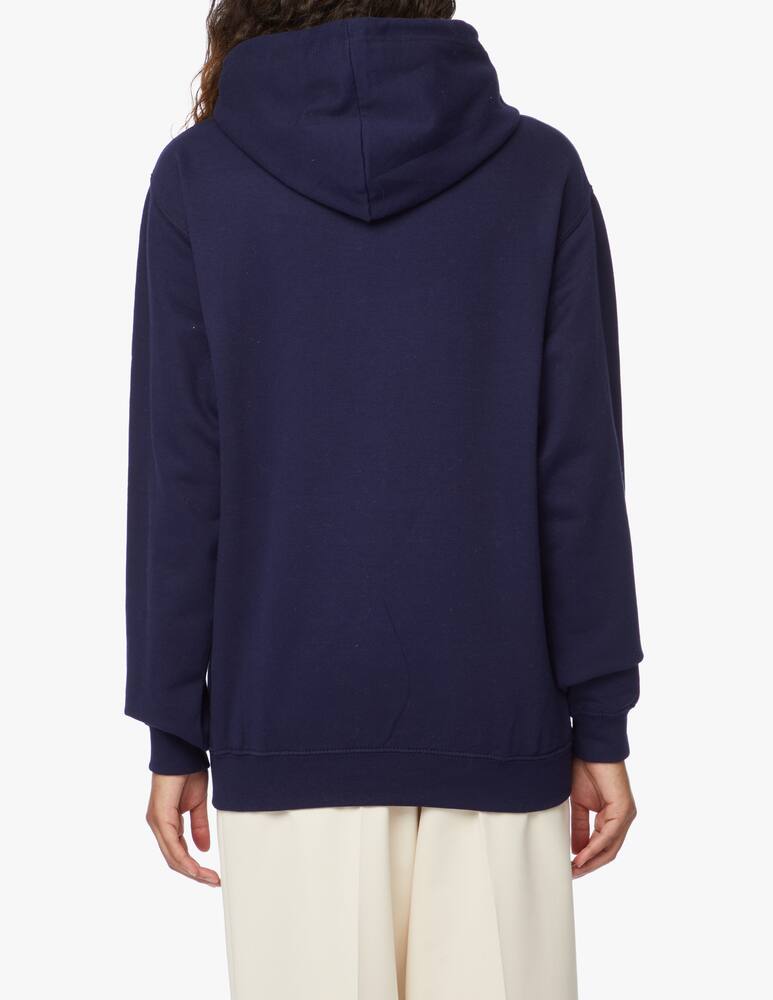 rinascente Linea Daria Felpa con cappuccio Gin tonic & vuoti di memoria - blu