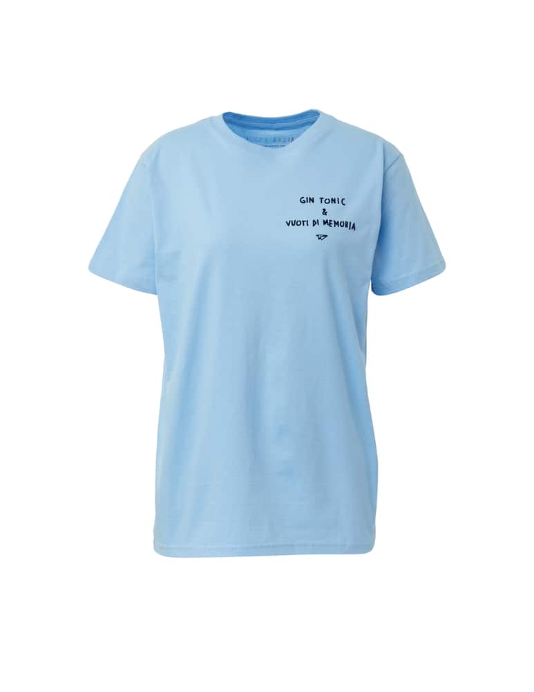Linea Daria T-shirt Gin tonic & vuoti di memoria - azzurro - immagine 5