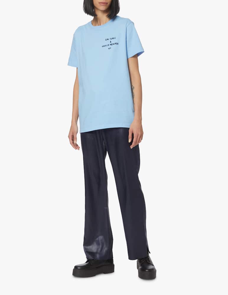 rinascente Linea Daria T-shirt Gin tonic & vuoti di memoria - light blue
