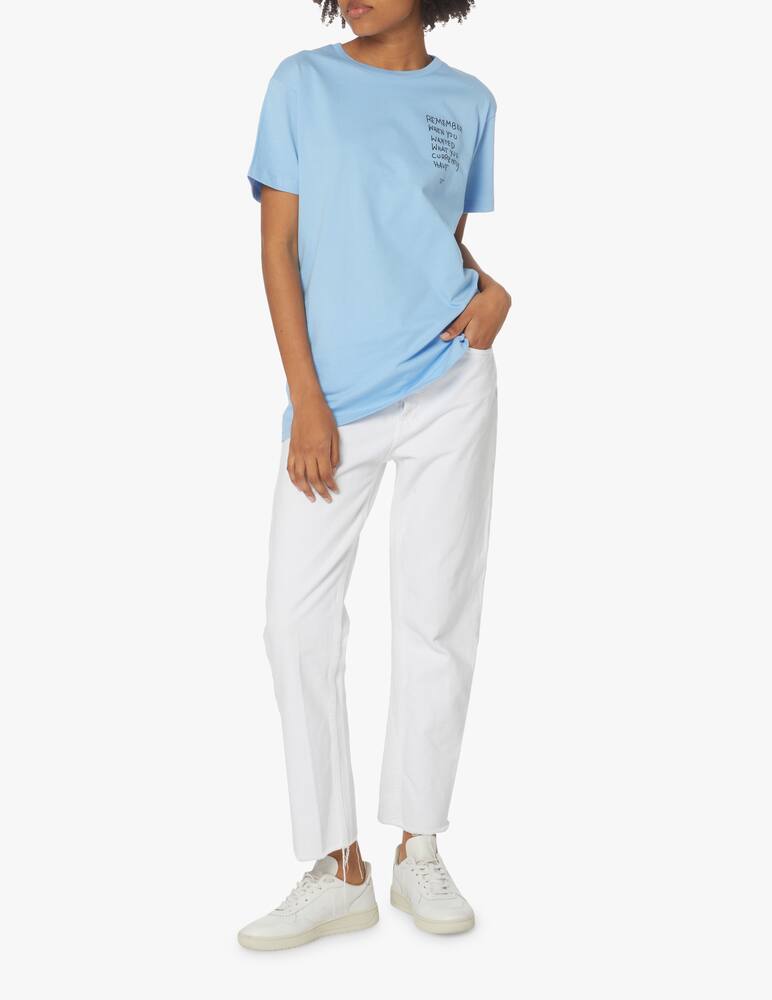 rinascente Linea Daria T-shirt Remember when… - light blue