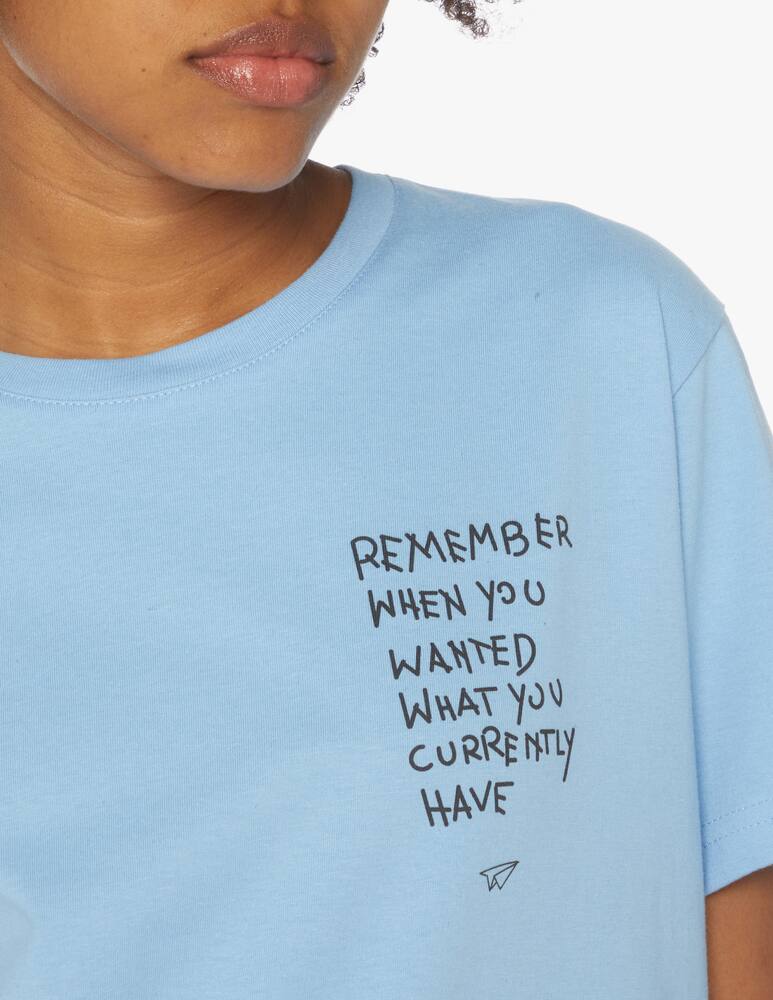 rinascente Linea Daria T-shirt Remember when… - light blue