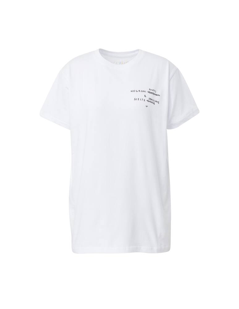 rinascente Linea Daria T-shirt Negroni giusti & scelte sbagliate - bianco