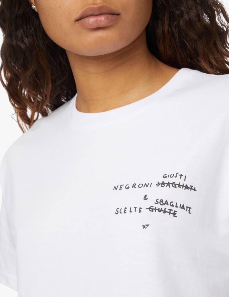 rinascente Linea Daria T-shirt Negroni giusti & scelte sbagliate - bianco