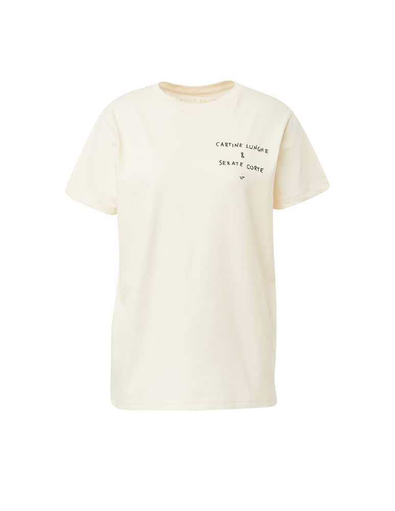 rinascente Linea Daria T- shirt Cartine lunghe & serate corte - beige
