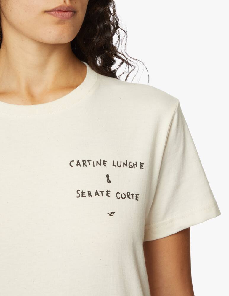 rinascente Linea Daria T- shirt Cartine lunghe & serate corte - beige