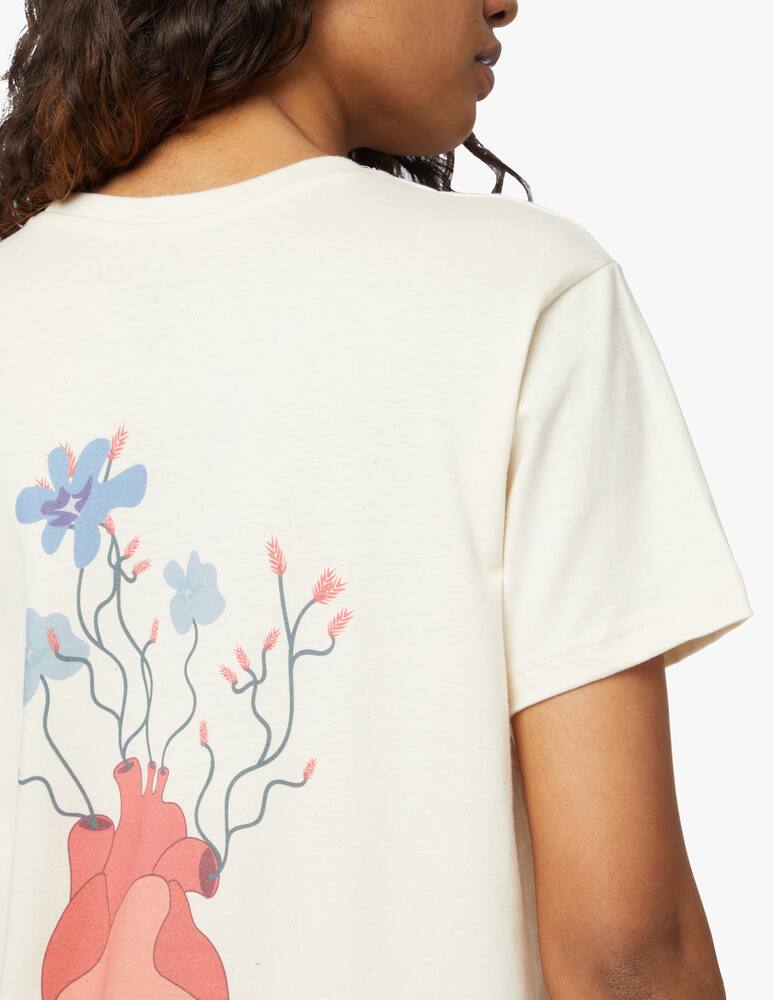 rinascente Linea Daria T-shirt Sei la mia botanica - beige