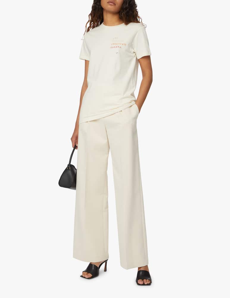 rinascente Linea Daria T-shirt Sei proprio veramente guarda - beige