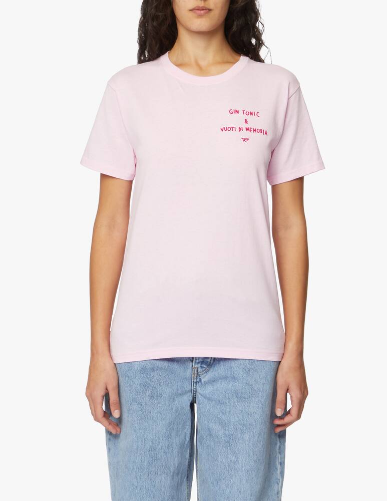 Linea Daria T-shirt Gin tonic & vuoti di memoria - rosa - immagine 1