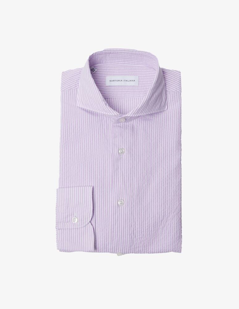 Sartoria Italiana Camicia modern seersucker rigata - immagine 1 Sartoria Italiana Camicia modern seersucker rigata - immagine 1