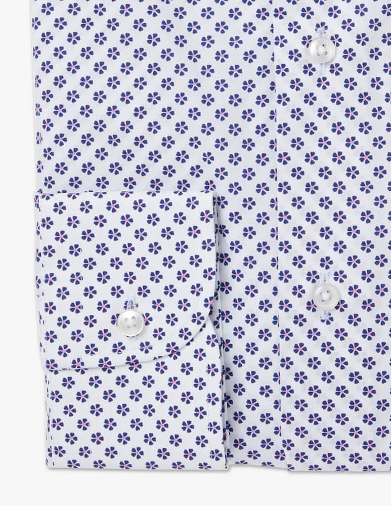 rinascente Sartoria Italiana Camicia modern micro strampa fiore