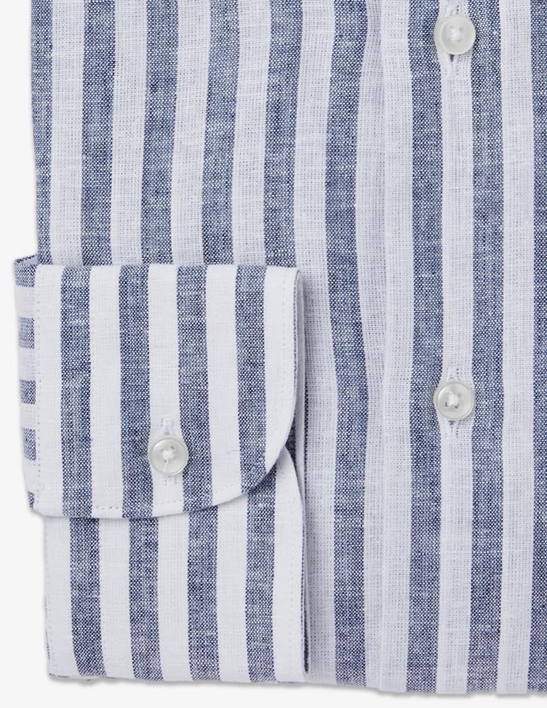 rinascente Sartoria Italiana Camicia modern lino riga larga