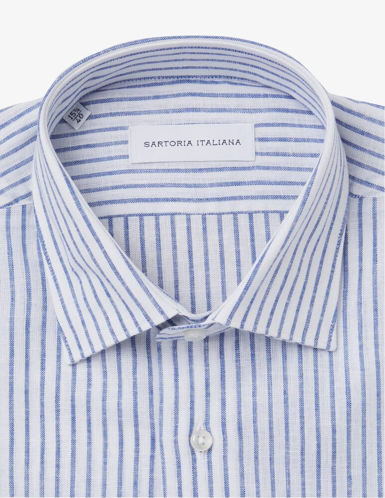 rinascente Sartoria Italiana Striped linen shirt modern