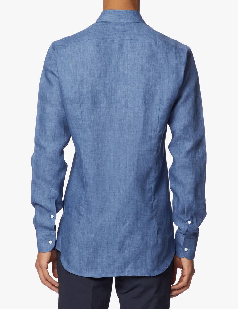 rinascente Delsiena Camicia in lino delav