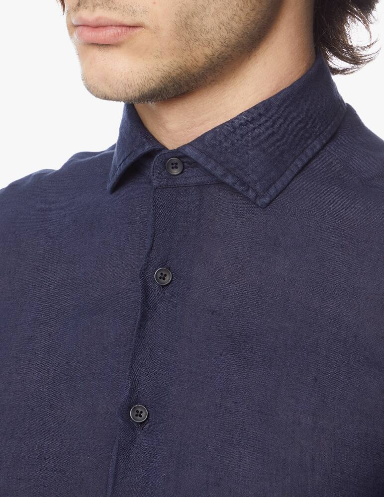 rinascente Xacus Tinto capo linen shirt