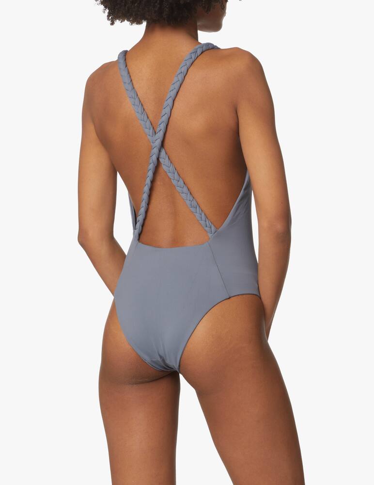 rinascente Manebì Costume intero a treccia - grigio