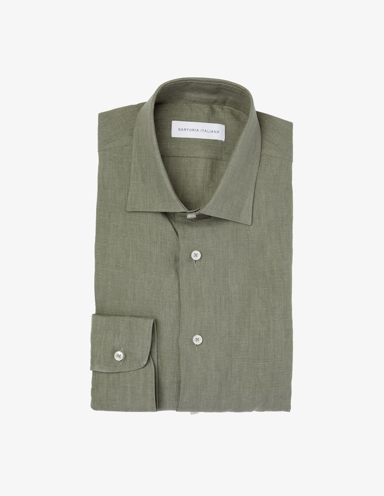 Sartoria Italiana Camicia modern lino - immagine 1 Sartoria Italiana Camicia modern lino - immagine 1