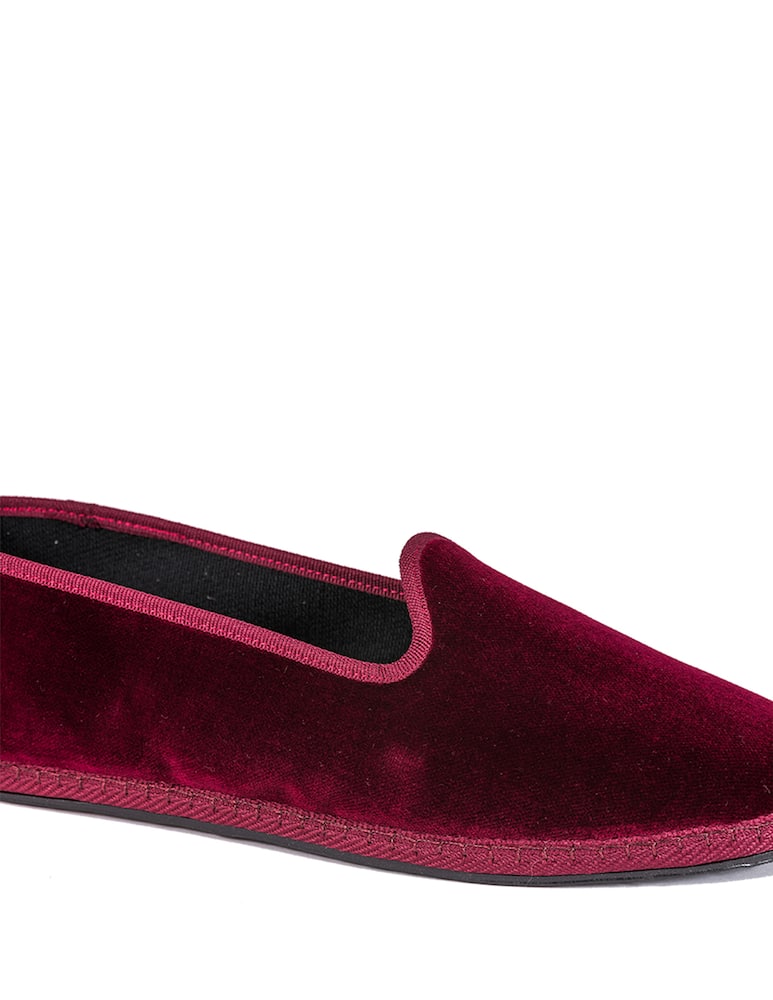 rinascente Vibi Venezia Furlane in velluto lavorate a mano 