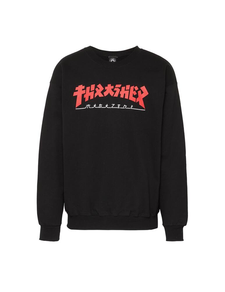 rinascente Thrasher Godzilla crewneck sweater - black