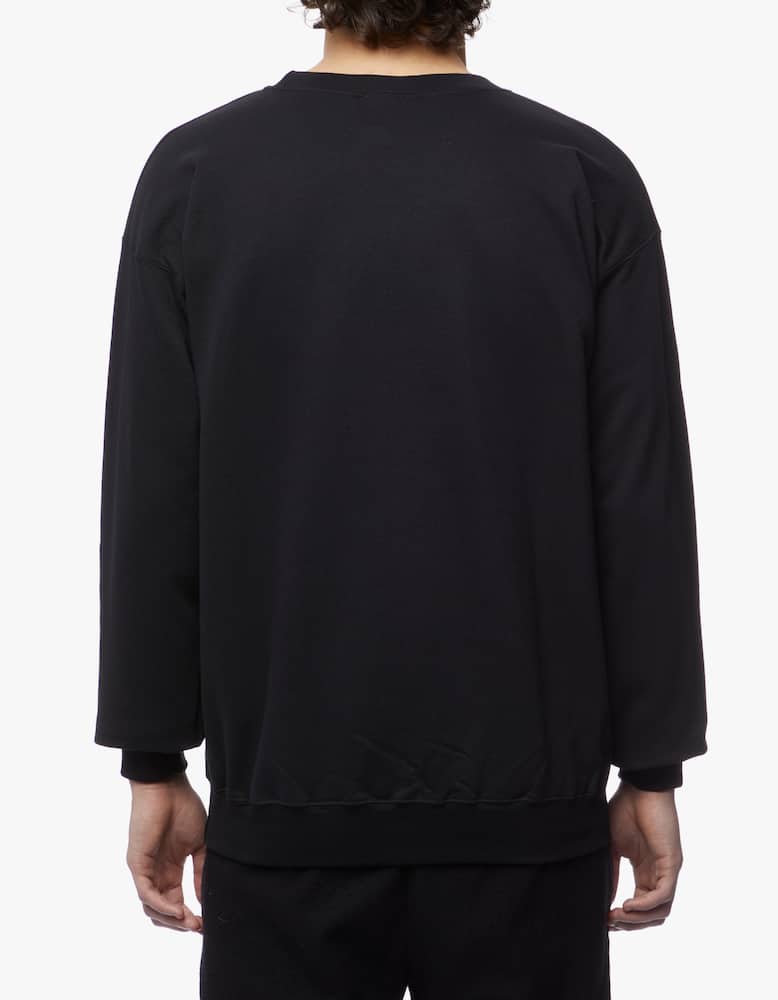 rinascente Thrasher Godzilla crewneck sweater - black