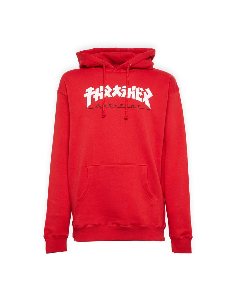 rinascente Thrasher Godzilla hoodie - red