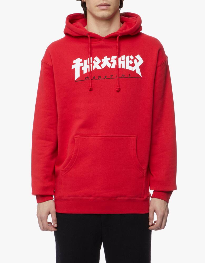 rinascente Thrasher Godzilla hoodie - red
